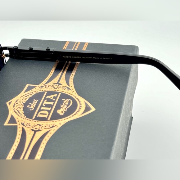 DITA Sunglasses with Black Frame and Gold Details - Picture 12 of 16